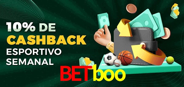 10% de bônus de cashback na Betboo