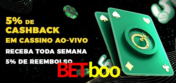 Promoções do cassino ao Vivo Betboo